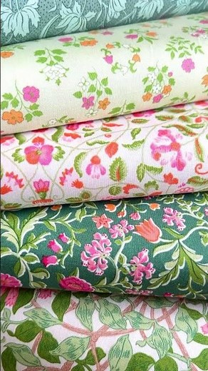 Liberty x William Morris Gallery quilting fabric collection | Alice Caroline