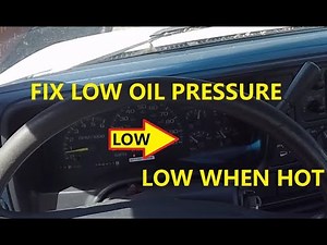 3 ways to fix low oil pressure for Chevy