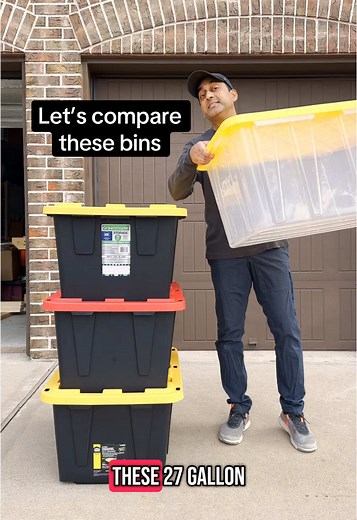 27 Gallon Bin Comparison at Walmart, Lowe's, Costco