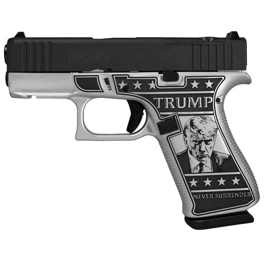 Glock 43x Mos Fxd 5.5lb W/Front Rails Austria Trump 2024 Mug Shot - $549.99 ($14.99 flat rate shipping)
