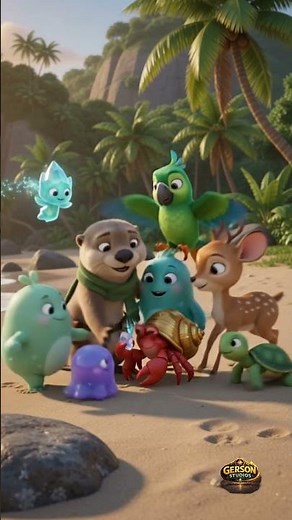 🦀 Meet Clik! The Newest Member of Otto & Friends 🌿✨ #cartoon #3danimation #animatedshorts