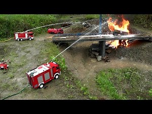RC HORRIBLE FIRE ACCIDENT?RC TANK TRUCK ON FIRE?RC LIVE ACTION CRASH! HUGE EXPLOSION1