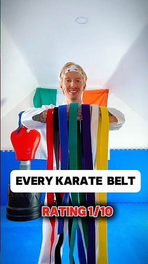 Every Karate Belt #youtubeshorts #karatebelts