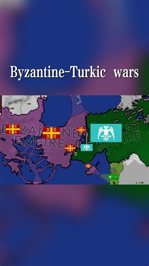 Byzantine-Turkish war in Ages of Conflict #agesofconflict #map #history