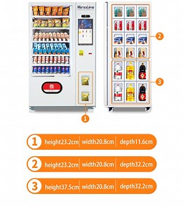 [Hot Item] Automatic Cold Drink and Snack Vending Machine for Sale