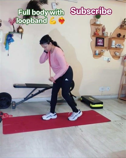 loopband full body workout athome#loopband#abs#legs#armsworkout#viral#shorts#fitness#muscle#tips#fit