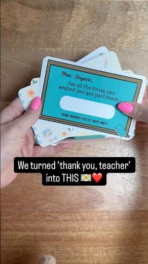The Perfect Thank You for an Amazing Teacher 🍎