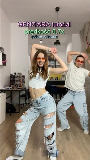 TUTORIAL TAŃCA Z TELEDYSKU GENZIE - GENZIARA 🤗 #taniec