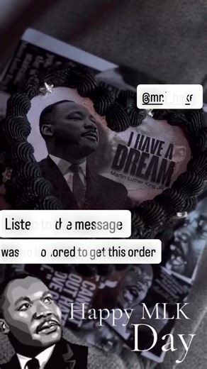 Mlk #cake #mrjbake I was so honored to get this order
