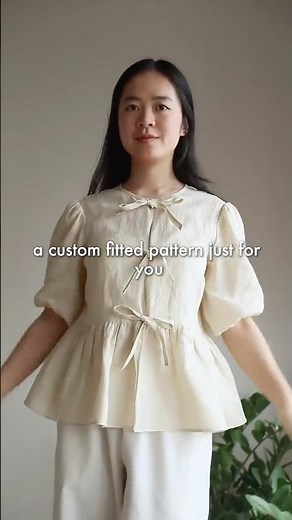 Custom-Fit Sewing Patterns in 2 Easy Steps