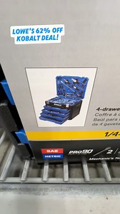 6.6K views · 46 reactions | KOBALT 62% OFF Deal Lowe's Home Improvement #deals #sale #discount #clearance #lowes #valentinesday #valentinesdaygift KOBALT NATION Kobalt Tools | Mastering Mayhem | Facebook