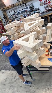 1M views · 6.7K reactions | As requested, here’s the full video of building the mortise and tenon timber frame door and window awnings for the new workshop!  Watch the process from start to finish and see how these handcrafted awnings came to life. Let me know what you think in the comments!  The Dusty Lumber Co. #Woodworking #TimberFrame #MortiseAndTenon #WorkshopGoals #Handcrafted #DIYProject #DIYTools #PowerTools #Furniture #Decor #Renovation #Carpentry | King Canada Inc | Facebook