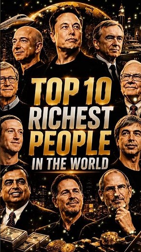 Top 10 Richest People in the World 💰🤑