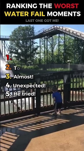 Ranking the worst water fail moments 😂