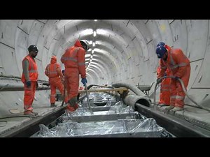 Crossrail Railway Systems: Track installation between Royal Oak Portal and Bond Street