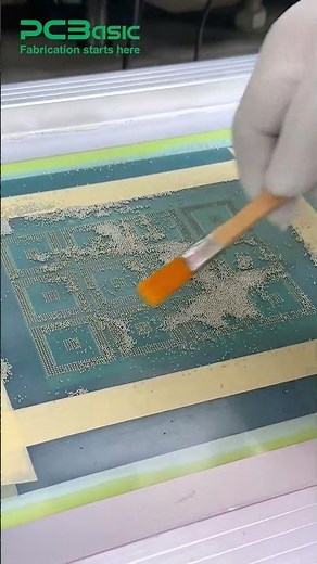 How to place solder balls quickly and accurately on the circuit board, watch our video.