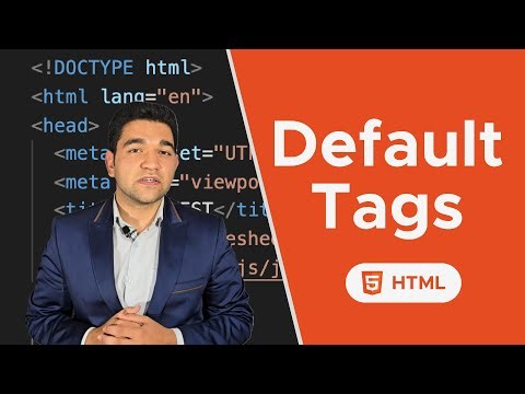 Default Tags in HTML – What Every Page Starts With