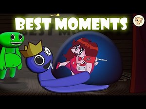 Fat RAINBOW FRIENDS and Garten vs Fat Girlfriend FUNNY MOMENTS