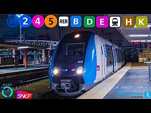 Gare du Nord – Correspondances – Métro 2, 4, 5, RER B, D, E, Transilien H et K – RATP, SNCF et IDFM