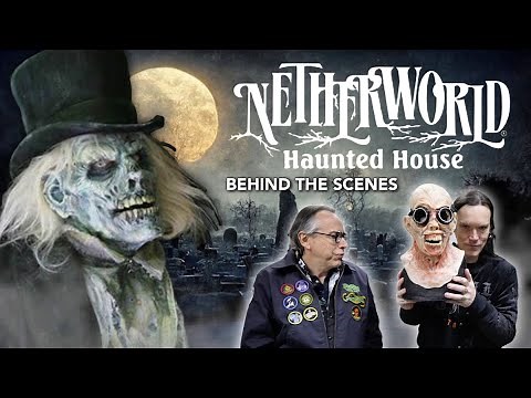 Netherworld Haunted House - HALLOWEEN Haunt Behind The Scenes Tour and Escape Rooms 4K