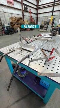 Welding fixture table welding project #welding #fabrication