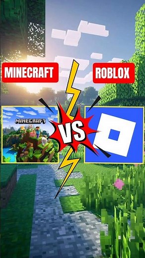 Minecraft vs Roblox – Epic Game Comparison! 🆚 #minecraft #roblox
