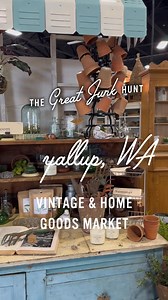 2.3K views · 91 reactions | Join us for an unforgettable day of fun, shopping and memories at The Great Junk Hunt!  Gather your friends and come explore one of the top markets in the country at the Washington State Fairgrounds! | The Great Junk Hunt | Facebook