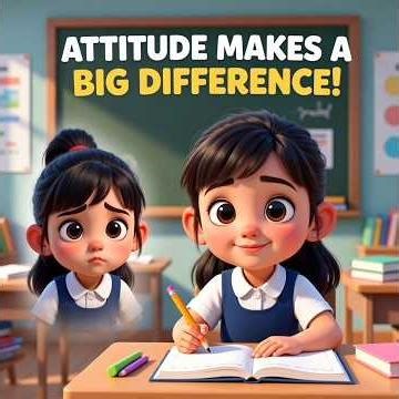 Attitude Makes a Big Difference | Motivational Story for Kids | Moral Story Class 4–5