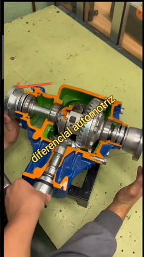 Torsen differential operation #mechanic #automobile #autoelectronics
