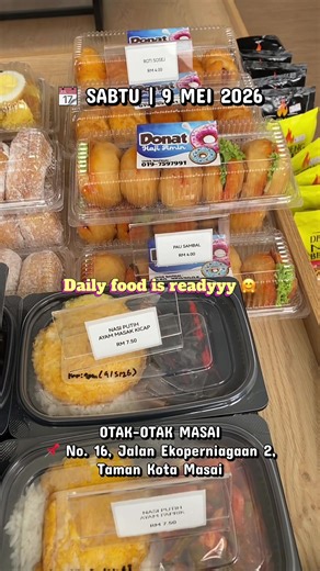 Otak-otak Masai Kota Masai Pasir Gudang — Ready Daily (9 Mei 2026)