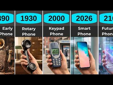 Evolution of Phones: From 1861 to 2250