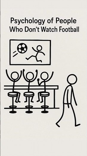 Psychology of people who don’t watch football