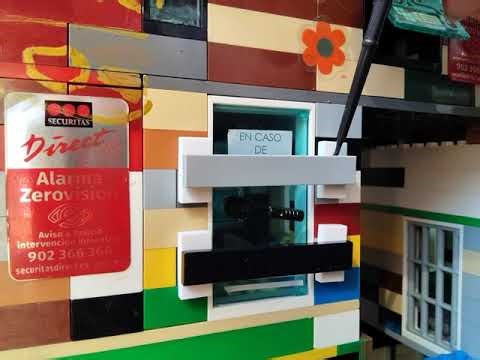 Hello neighbor prototype with my lego house exit door board test