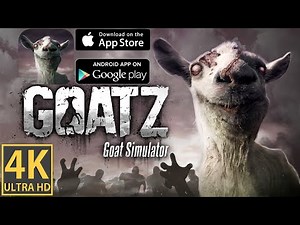 Goat Simulator GoatZ - 4K Mobile iOS Android - iPhone Pro Max - Review Gameplay Walkthrough