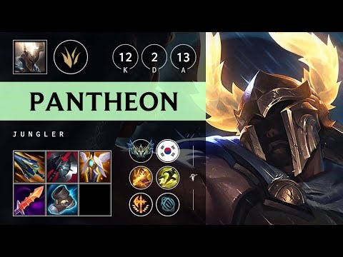 Pantheon Jungle vs Vi - KR Challenger Patch 25.09