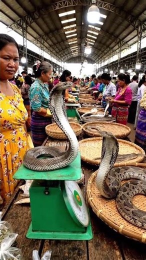 How Vendors Handle Cobras and Pythons@fahrurradhi-ai