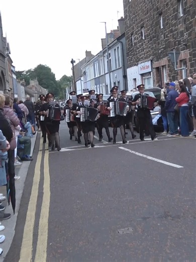 Vow Accordion Band Performs at Dunloy Parade 2025