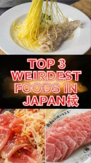 Top 3 Weirdest Foods in Japan 🍣🐙🇯🇵