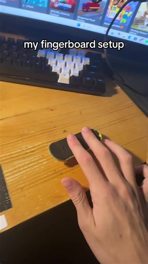 Fingerboard Setup with Custom Features