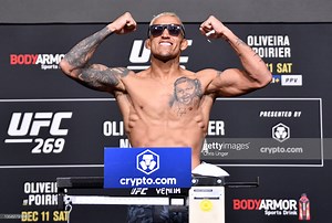 UFC 269: Oliveira and Poirier Weigh-In (Video)