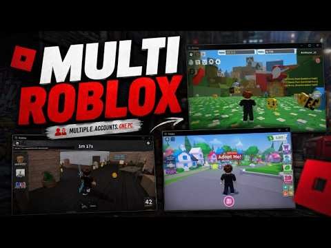 MULTI Roblox Accounts: Here's How To Run Them All At Once!