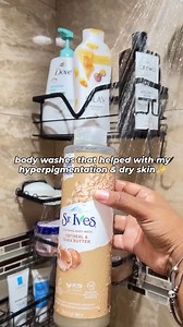 Body washes that helped with my hyperpigmentation & dry skin✨ #bodywash #selfcare #bodycaretips #selflove #selfdevelopment #glowuptips #viralreels #explorepage✨ Follow me for more self-care tips! | selfcare338