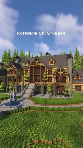 OMGGamer | 🏔️ Mega Cabin Designed in Minecraft 🌲🛖 Experience cozy wilderness living with this massive cabin build! Designed with rustic charm and... | Instagram