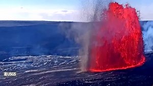 Watch a video shared by Reuters that captures Hawaii’s Kilauea volcano erupting dramatically, with molten lava spewing high into the air in a fiery fountain. The glowing streams of lava illuminate the sky, while plumes of steam and volcanic gas rise from the crater | Khaleej Times