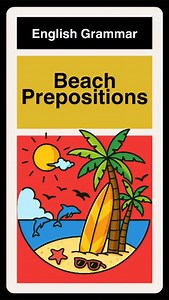 11K views · 214 reactions | Grammar Hack: The Beach Rule ️ a) At the beach = General location (The whole area). b) On the beach = Standing on the sand. c)In the beach = NO! (Unless you are inside the sand! 呂) Don't let small grammar slips ruin your flow. Save this reel for your next vacation! ✈️ #EnglishGrammar #Prepositions #LearnEnglish | WordCraft Academy | Facebook