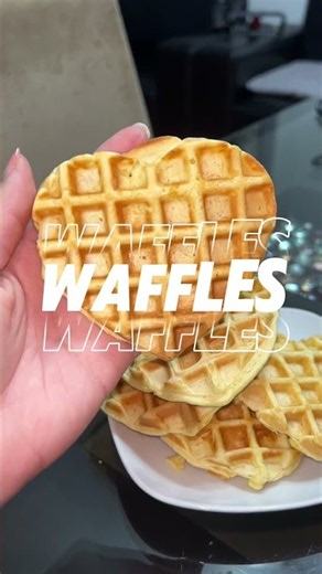 Receta de waffles facil🧇✨
