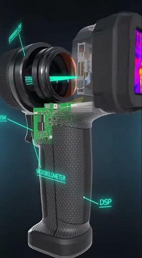 How does thermal imaging work?This 3D animation explains the working #viral #automobile