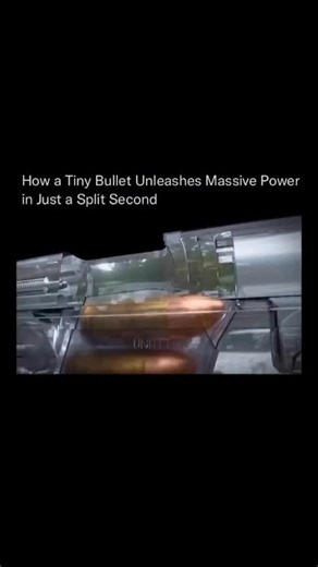 technologys on Instagram: "Ever wonder how something as small as a bullet can deliver such massive force the instant it's fired? In this video, we break down the physics, engineering, and high-speed reactions that turn a tiny metal projectile into an incredibly powerful burst of energy. From the ignition of gunpowder to the rapid acceleration inside the barrel, you'll see exactly what happens in the fraction of a second before a bullet reaches its target. Using slowed-down visuals and simple exp