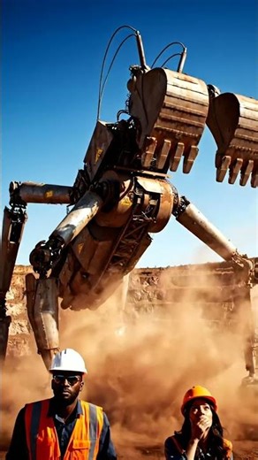 Unbelievable! This Giant Spider Machine Just Emerged from the Mine! 🤯