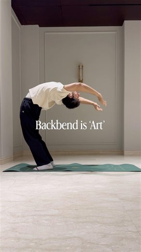 How to do a Standing Backbend! Advance Yoga #backbend #calisthenics #yoga #shorts